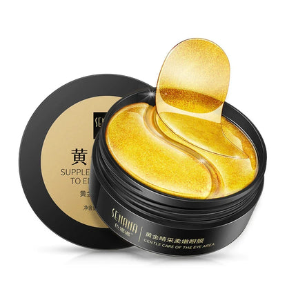 24K Gold Hyaluronic Acid Eye Mask for Dark Circles - Smarsty