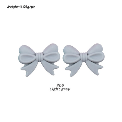 10pcs Silicone Bowknot Beads for DIY Jewelry Making - Smarsty
