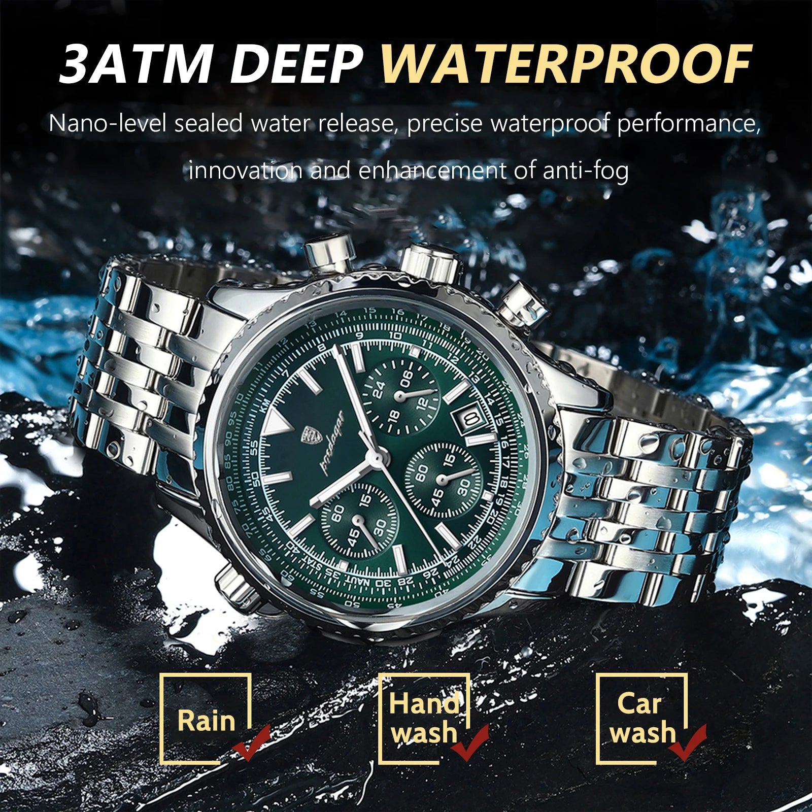 Luxury Waterproof Military Men's Watch with Luminous Features - Smarsty