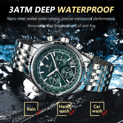 Luxury Waterproof Military Men's Watch with Luminous Features - Smarsty