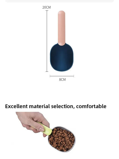 Multifunctional Dog Food Scoop With Sealing Clip - Smarsty