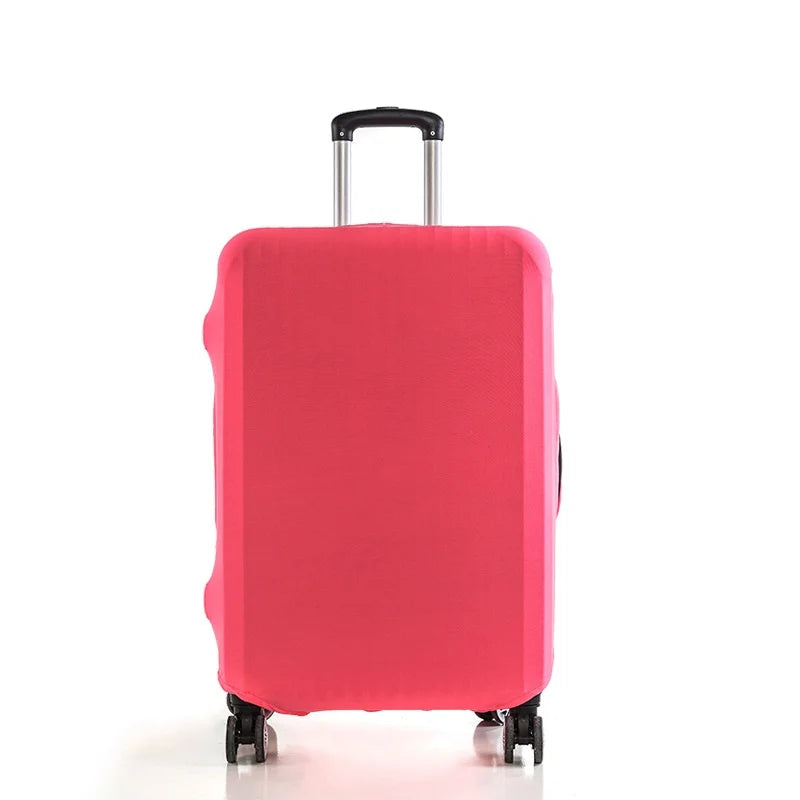 Fashion travel suitcase protective cover Luggage Protective Cover Solid Color Suitable for 18-28 Inch Suitcases - Smarsty
