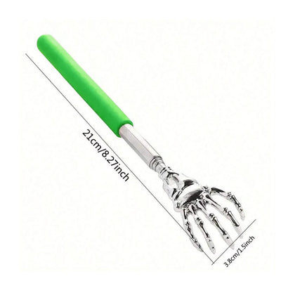 Portable Extendable Back Scratcher Stainless Steel Telescoping Back Scratcher for Both Human and Pets Extendable Back Massager - Smarsty