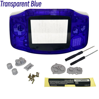 GBA Console Replacement Shell Case With Screen Lens - Smarsty