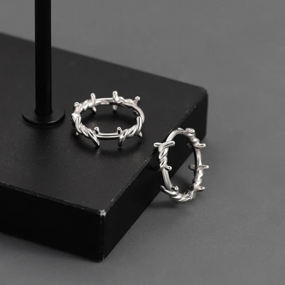 Y2K Punk Hollow Heart Earrings for Women Elegant Party Jewelry - Smarsty