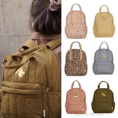 Cotton Kids Backpack For School Unisex Lightweight Comfort - Smarsty