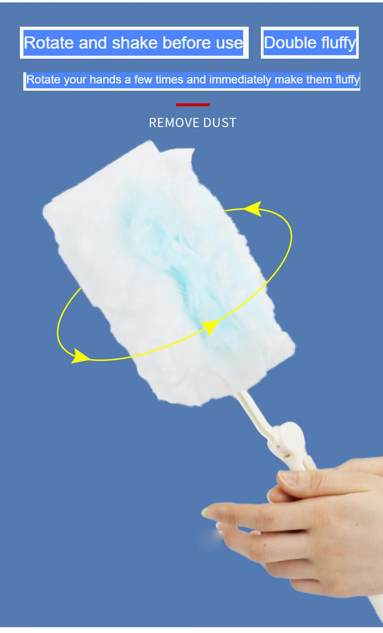 10 Count Disposable Duster Refills Compatible with Swiffer Duster