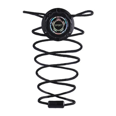 easy installation Automatic Shoelaces Without ties Black white Swivel Buckle Laces Thick Rope Sneakers Shoelace Shoe Accessories - Smarsty