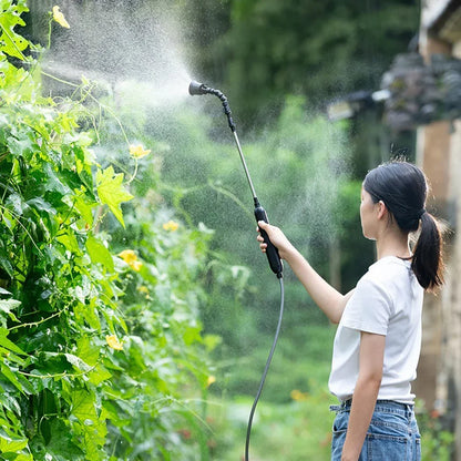 Portable Electric Sprayer with Adjustable Nozzles and Telescopic Handle - Smarsty