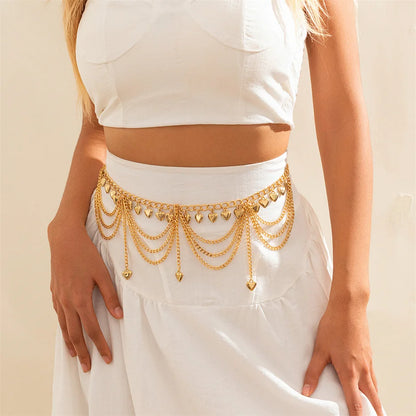 Multilayer Butterfly Pendant Belly Chain for Women - Smarsty