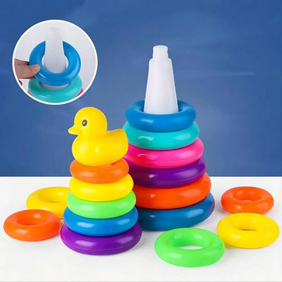 Montessori Baby Toy Rolling Ball Tower Montessori Educational Games For Babies Stacking Track Baby Development Toys 1 2 3 Years - Smarsty