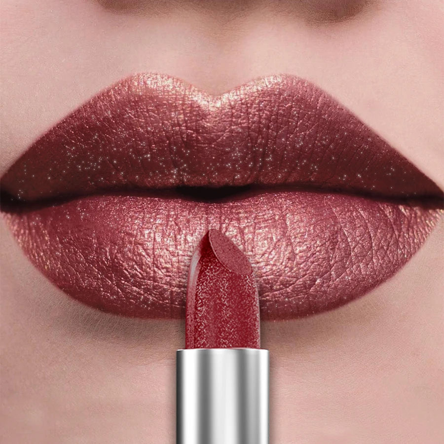 Bold Metallic Lipstick Set for Long Lasting Shine - Smarsty