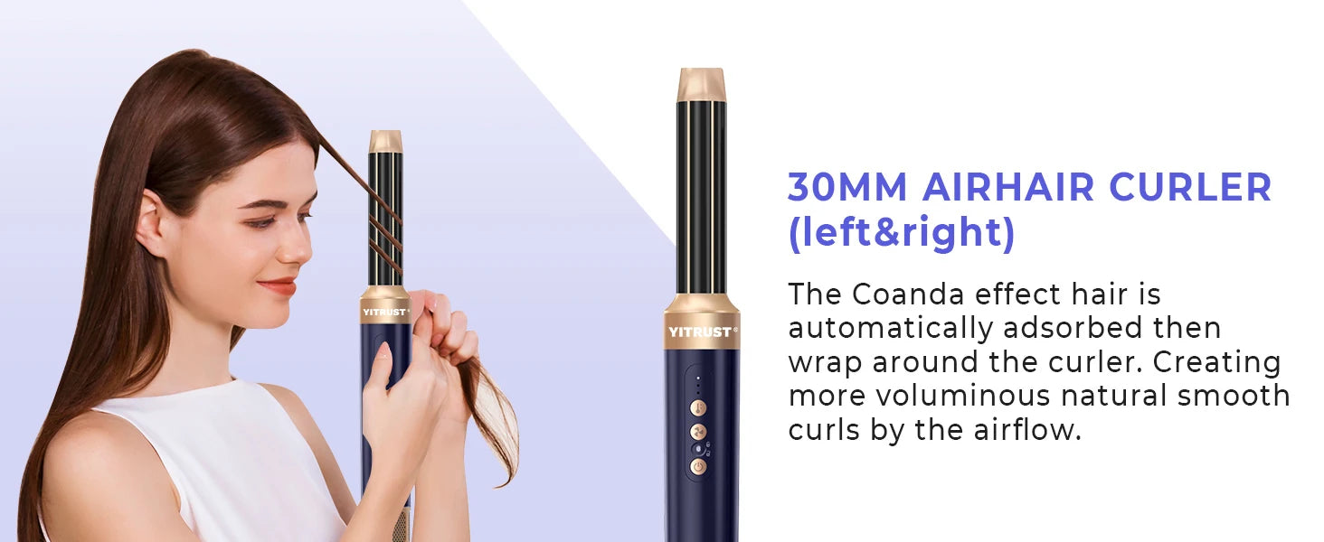 High Speed 7 In 1 Hair Dryer Brush with Diffuser - Smarsty
