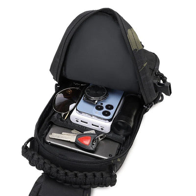 Men's Camping Chest Bag Tactical Sports Shoulder Outdoor Fanny Pack Hiking Climbing Cycling Fishing MOLLE System Sling Bags by Smarsty
