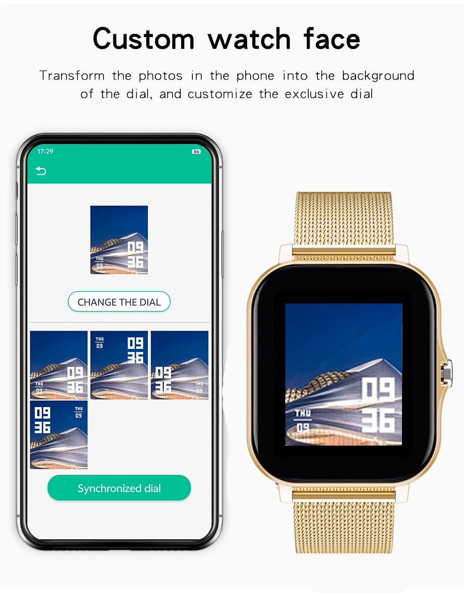 Smartwatch with Bluetooth Call and Health Monitoring - Smarsty