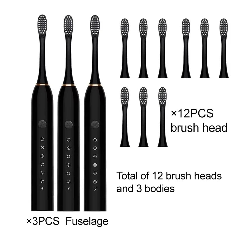 Electric Ultrasonic Toothbrush With Six Speed Modes - Smarsty