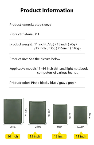 Waterproof Laptop Sleeve Case With Non Magnetic Design - Smarsty