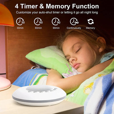 Baby White Noise Sound Machine Portable Sleep Aid Device - Smarsty