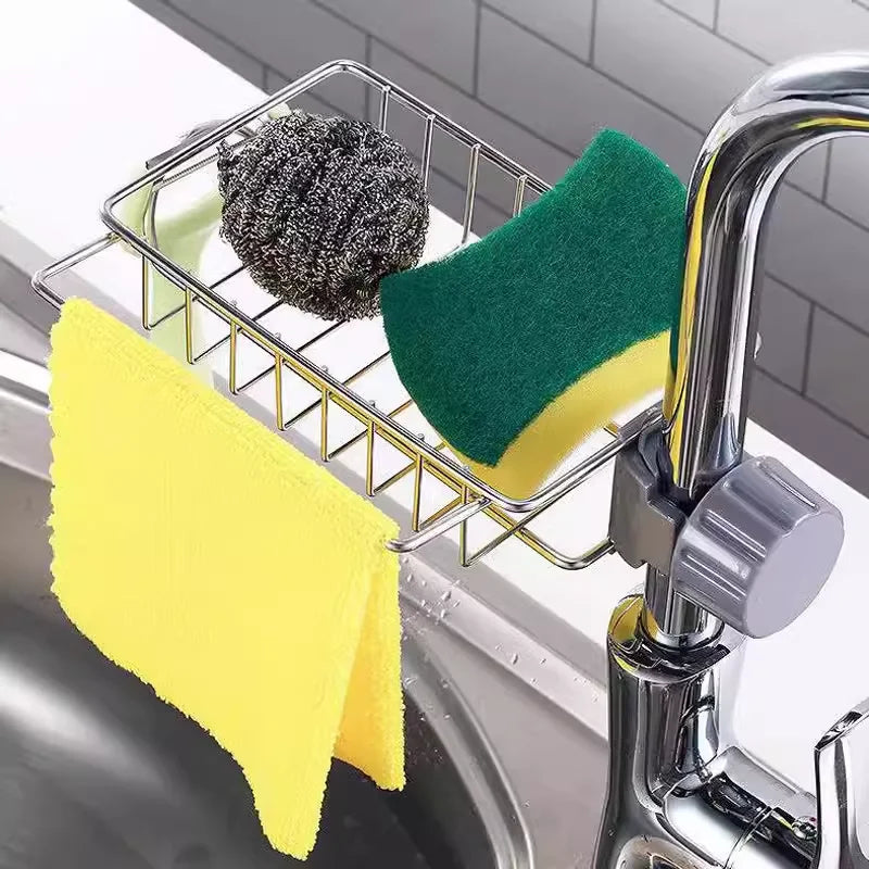 Faucet Hanging Type Drainage Rack For Kitchen Sink Bathroom Sink Holder Storage Rack Shelf Organizer Kitchen Accessories