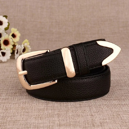 Women's Leather Trousers Belt High Quality Vintage Strap - Smarsty