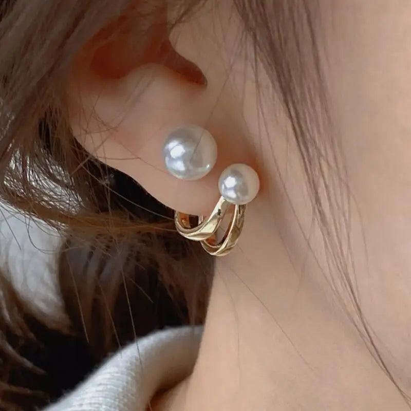 Classic Pearl Drop Earrings for Women - Timeless Elegance - Smarsty