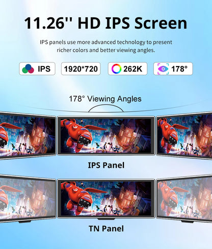 4K Dash Cam IPS Touch Screen With Wireless CarPlay Pro - Smarsty