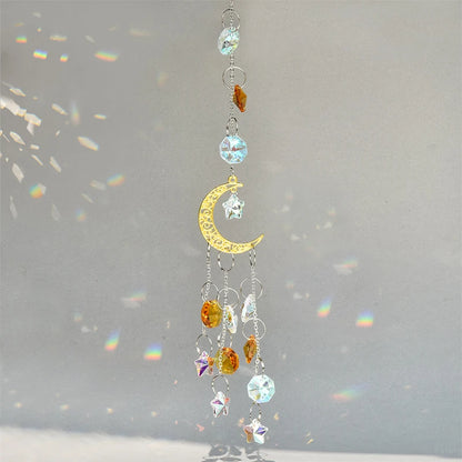 Hanging Crystal Pendant Suncatcher Wind Chimes for Home Decor - Smarsty