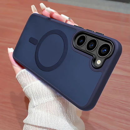 Matte Translucent Galaxy Phone Case With Magnetic Closure - Smarsty