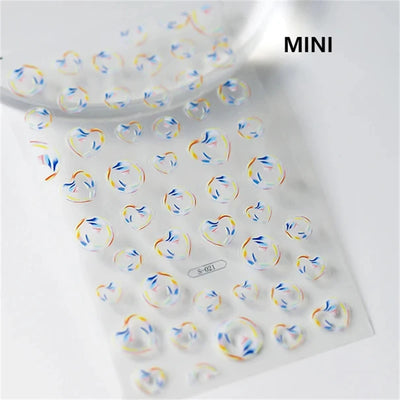 Dreamy Summer Beach Nail Art Stickers for Manicure - Smarsty