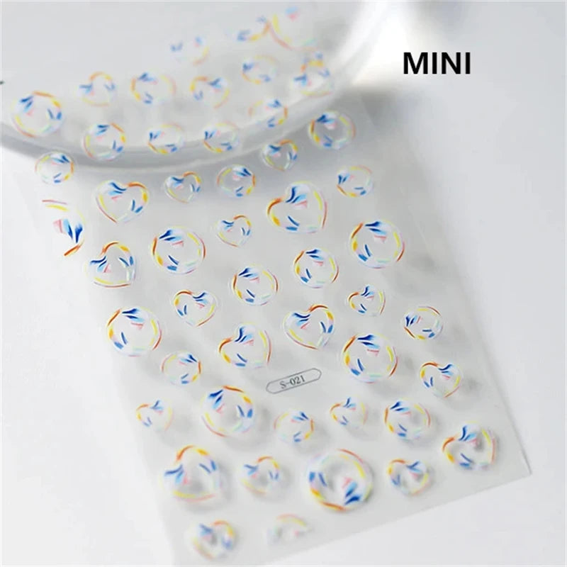 Dreamy Summer Beach Nail Art Stickers for Manicure - Smarsty