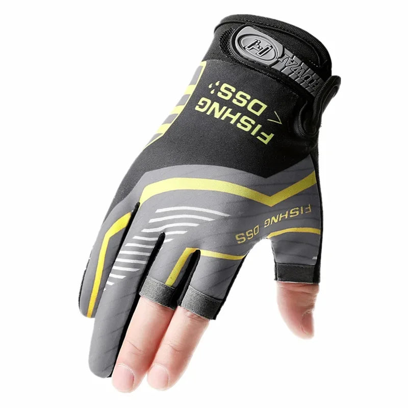 Men's Summer Fishing Gloves Breathable Anti Slip Protection - Smarsty