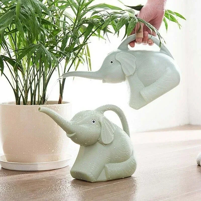 Cute Elephant Shape Watering Can for Kids Gardening - Smarsty