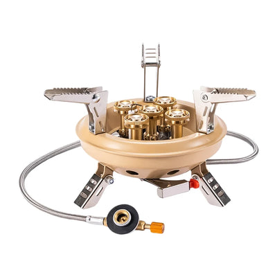 BRS-201A Portable Camping Gas Stove 16000W High Pressured Propane Butane Gas Burner Outdoor Emergency Stove with Piezo Ignition by Smarsty