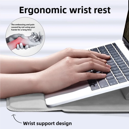 PU Laptop Sleeve 13 To 15 Inch No Zipper CaseGuard