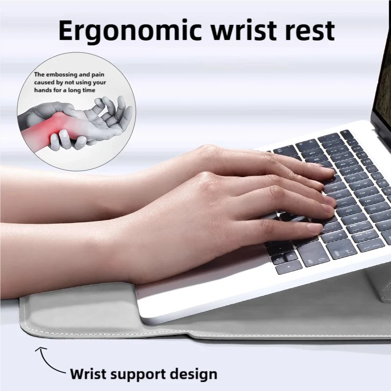 PU Laptop Sleeve 13 To 15 Inch No Zipper CaseGuard