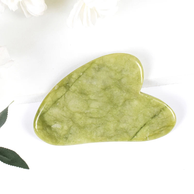 Natural Jade Gua Sha Scraper for Glowing Skin - Smarsty