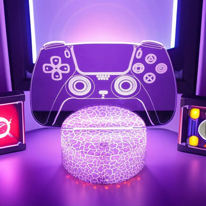 Neon Gamer 3D LED Night Light for Gaming Room - Smarsty