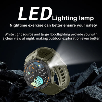 Military Smartwatch for Men with Health Monitoring Features - Smarsty