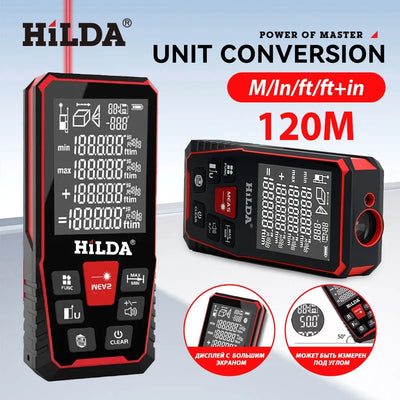 HILDA Accurate Laser Distance Rangefinder 50M 100M 120M - Smarsty