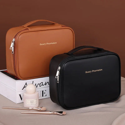 New Women's Cosmetic Bag Portable Storage Bag Large Capacity Luxury Makeup Bag Travel Organizer Essentials Toiletry Bags - Smarsty