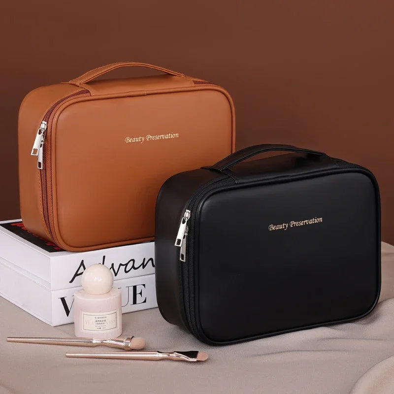 New Women's Cosmetic Bag Portable Storage Bag Large Capacity Luxury Makeup Bag Travel Organizer Essentials Toiletry Bags - Smarsty