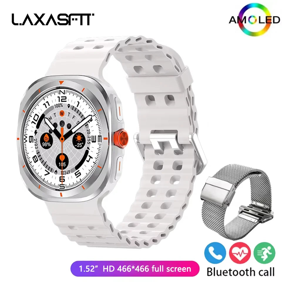 LAXASFIT GT7 Ultra Smartwatch with HD AMOLED Display - Smarsty