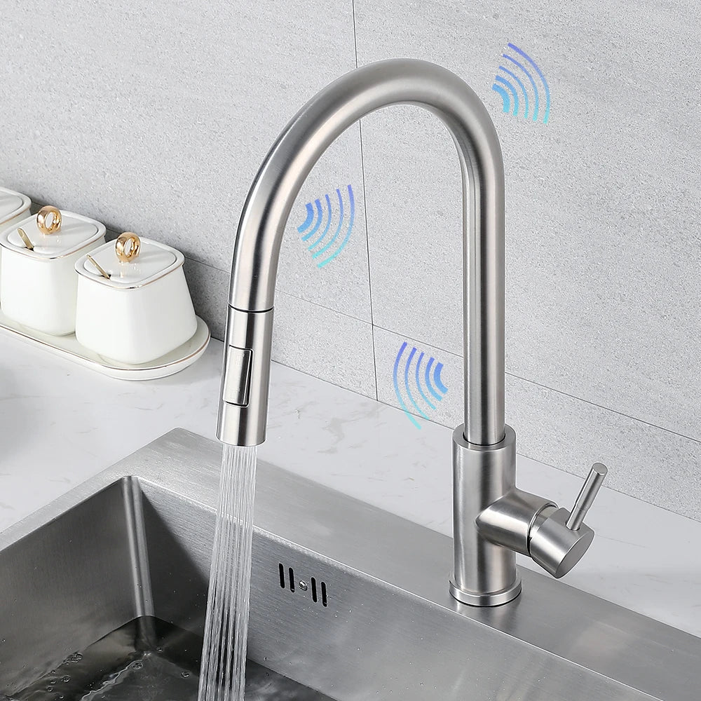 Smart Touch Kitchen Faucet with Sensor Control - Smarsty