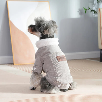 Warm Fleece Dog Jacket for Small Pets - Smarsty
