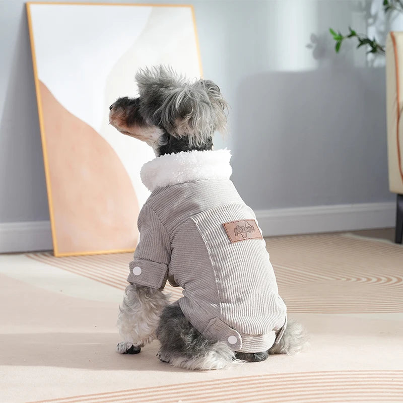 Warm Fleece Dog Jacket for Small Pets - Smarsty