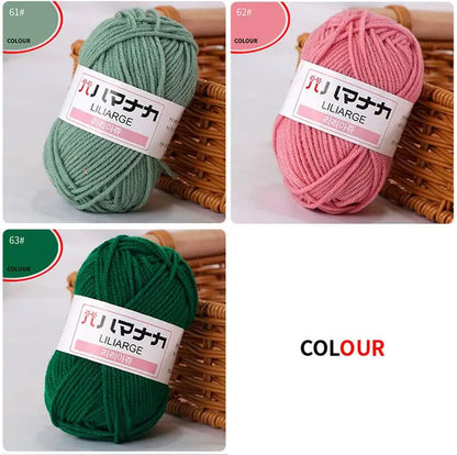 Soft Cotton Knitting Yarn for DIY Baby Sweaters - Smarsty