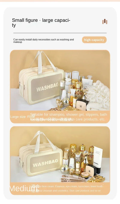 Portable Dry Wet Separation Toiletry Bag With Double Layer - Smarsty