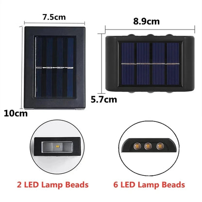 Solar LED Outdoor Light with Motion Sensor Waterproof Design - Smarsty