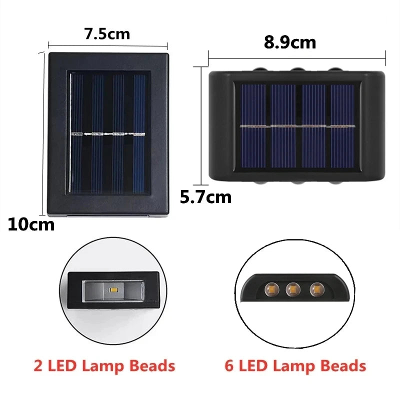 Solar LED Outdoor Light with Motion Sensor Waterproof Design - Smarsty