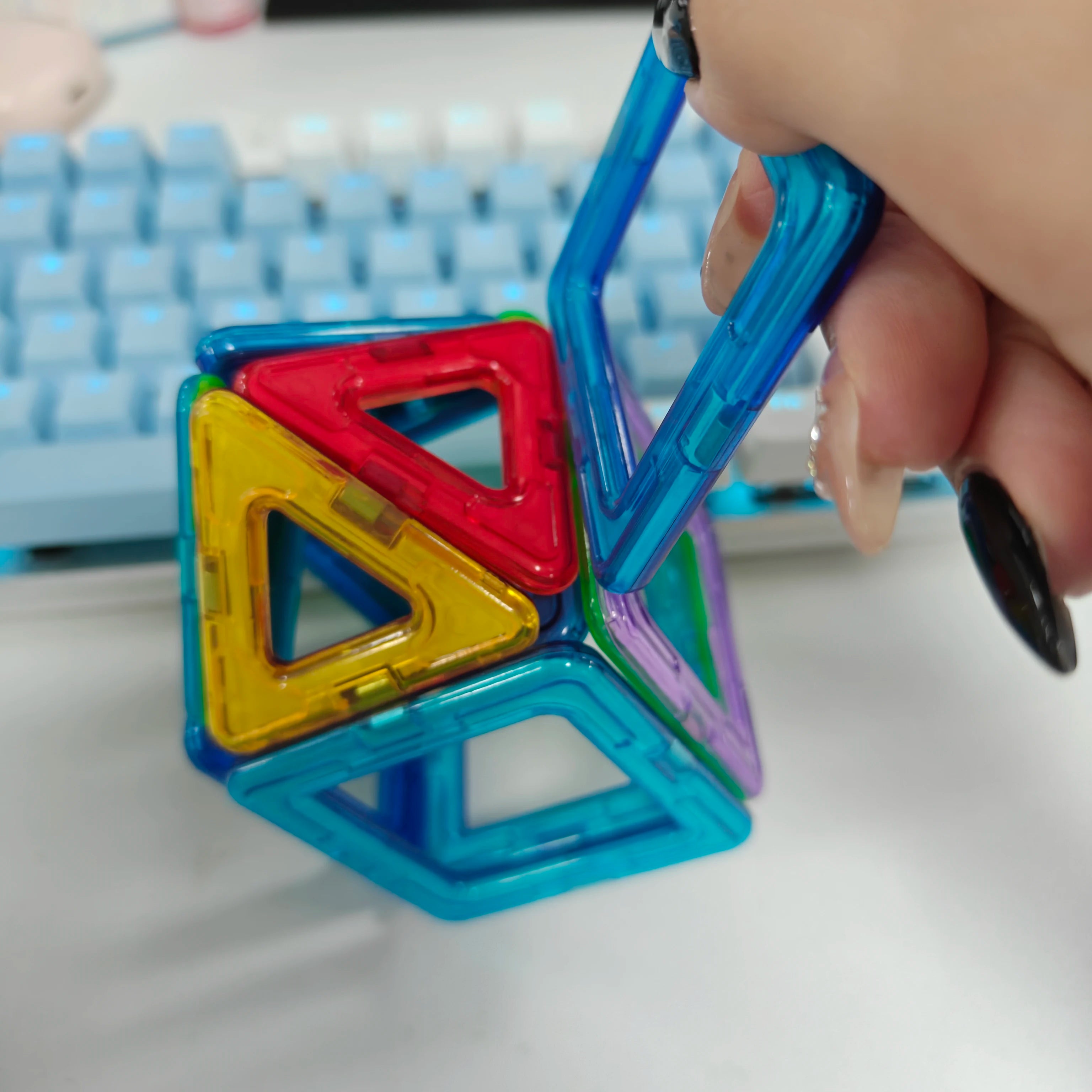 Magnetic Building Blocks DIY Magnets Toys medium size STEM Toys Construction Toys Learning Educational Magnet Toys - Smarsty